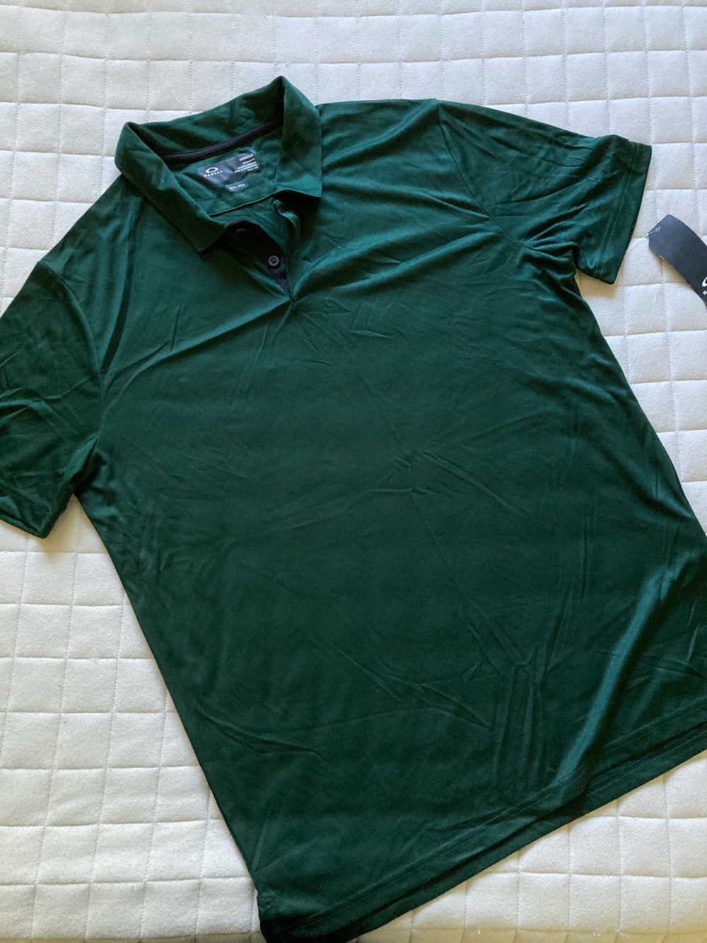 Oakley Men's Dark Green Short-Sleeve Polo